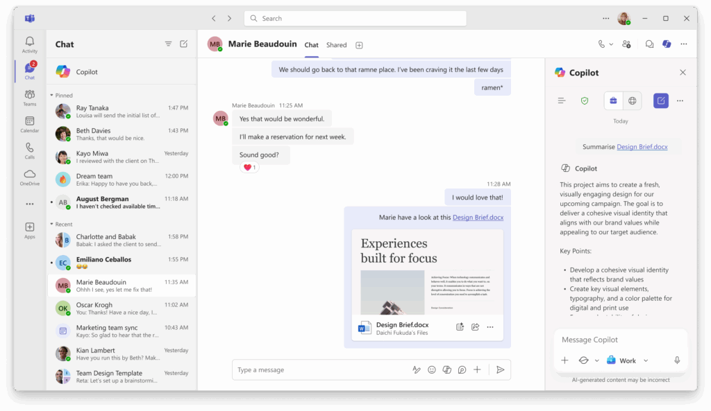 Summarize files teams