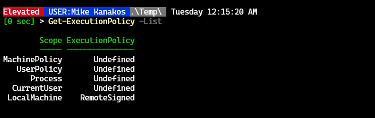 Change PowerShell execution policy before you run PowerShell scripts