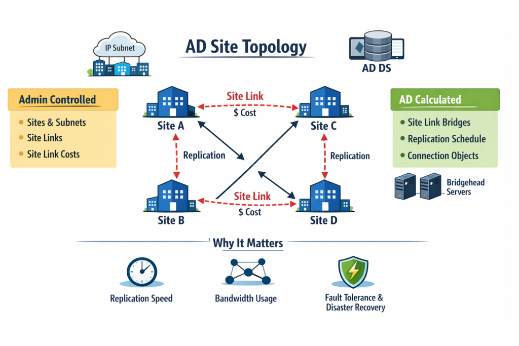 AD site topology