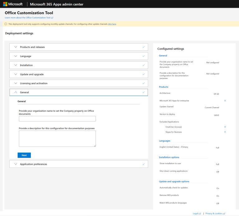 How to Use the Office Customization Tool to Create XML Files