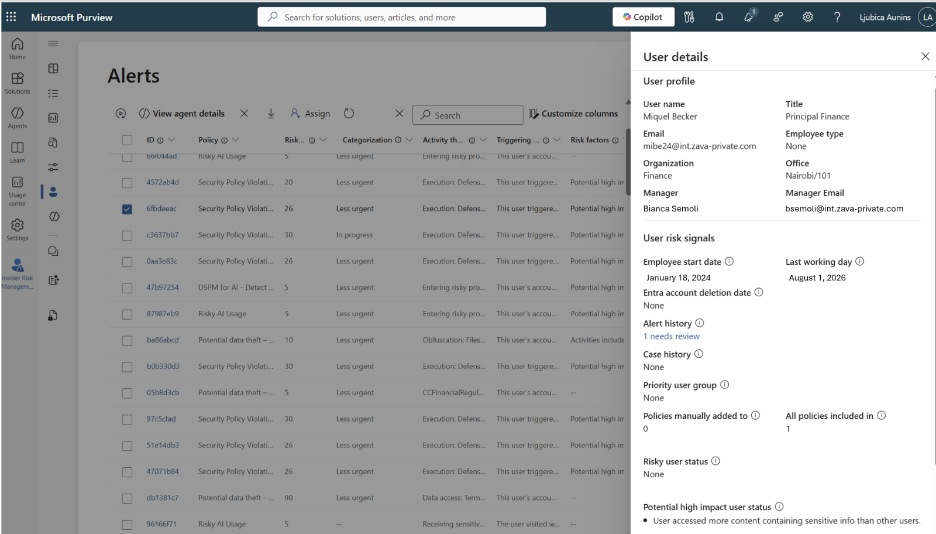 Microsoft Purview Insider Risk Management Gets New Unified Alert Experience
