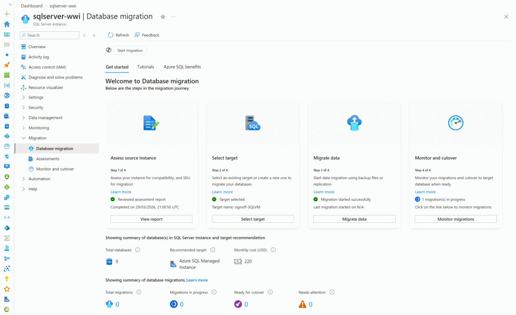 Microsoft Makes SQL Server Migration to Azure VMs Generally Available in Azure Arc