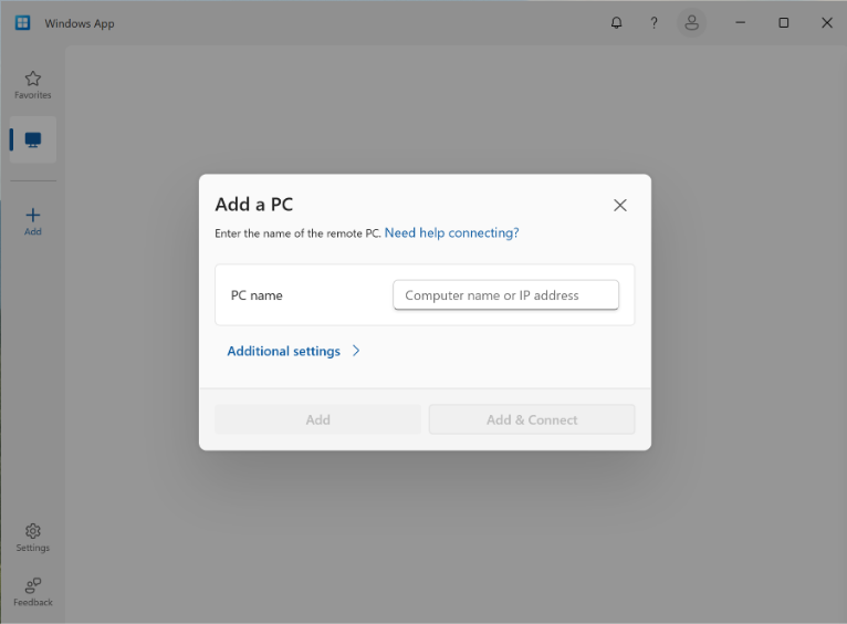 Microsoft Brings Remote PC Connections to Windows App on Windows