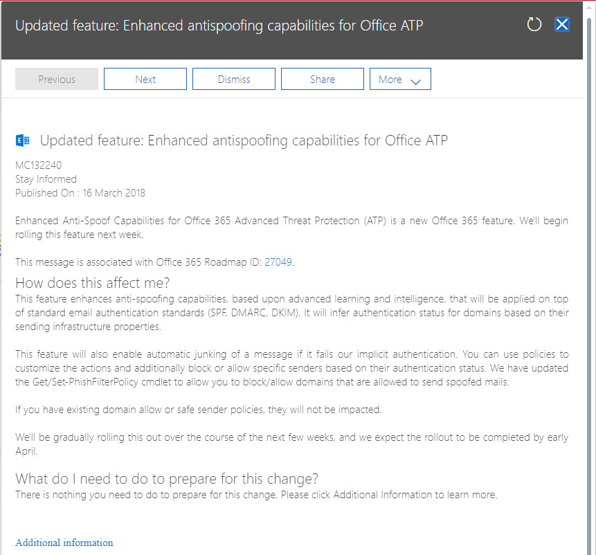 Email Spoof Filters Communication