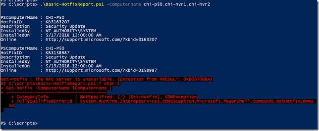script errors