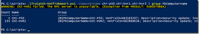 handling exceptions