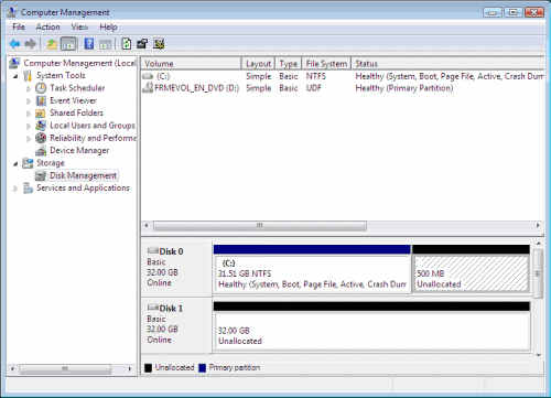 Shrink Partition in Vista 4